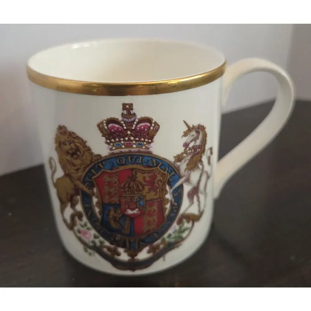 The Royal Collection God Save The Queen Cup English Fine Bone China